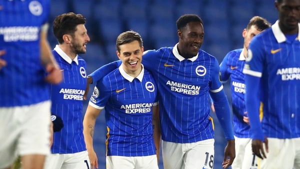 Danny Welbeck and Leandro Trossard both got on the scoresheet for the Seagulls
