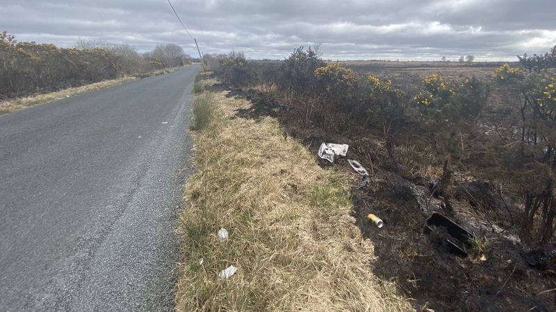 Locals in Roscommon claim the fire began in an area where heavy littering had taken place