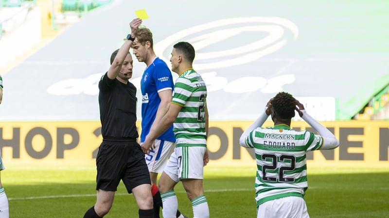 There appeared to be contact on the Frenchman who was booked for simulation