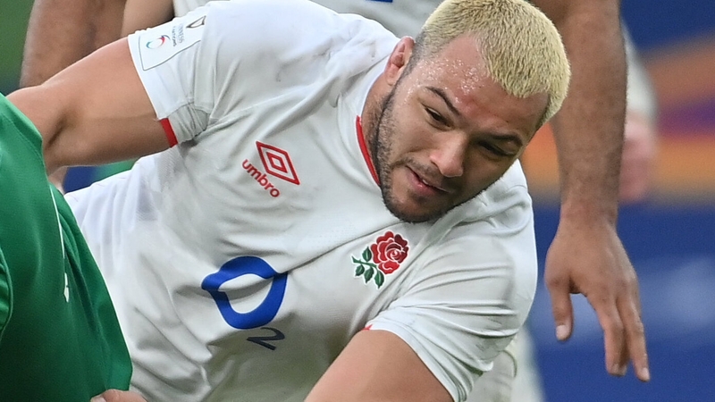 Ellis Genge came on as a replacement at half-time