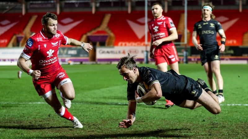 Connacht scored five tries in the first half