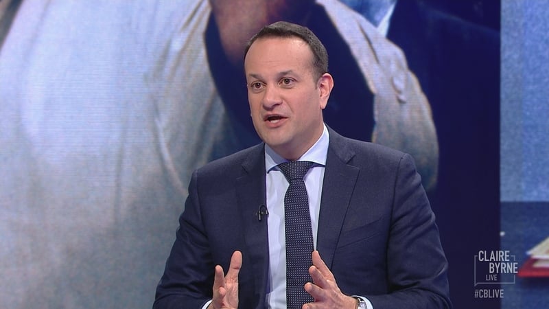 Leo Varadkar was speaking during a Claire Byrne Live debate on the issue of a United Ireland