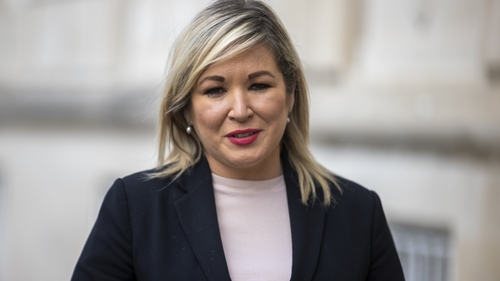 Michelle O'Neill said that Sinn Féin president Mary Lou McDonald will meet with DUP leader Edwin Poots this week