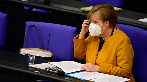 Angela Merkel faced fierce criticism over the lockdown plans