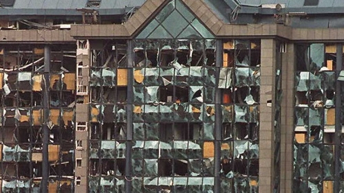 Semtex supplied by the Gadaffi regime was used in the 1996 London Dockland bombing