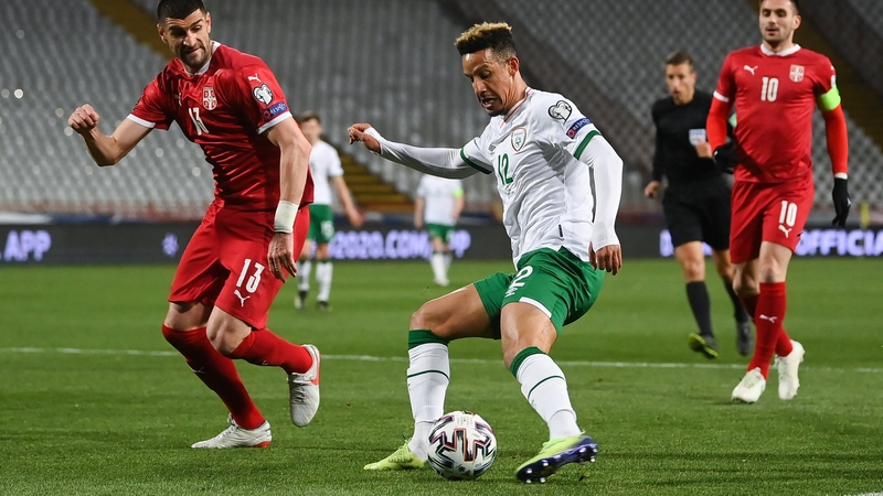 Calum Robinson worked hard throughout