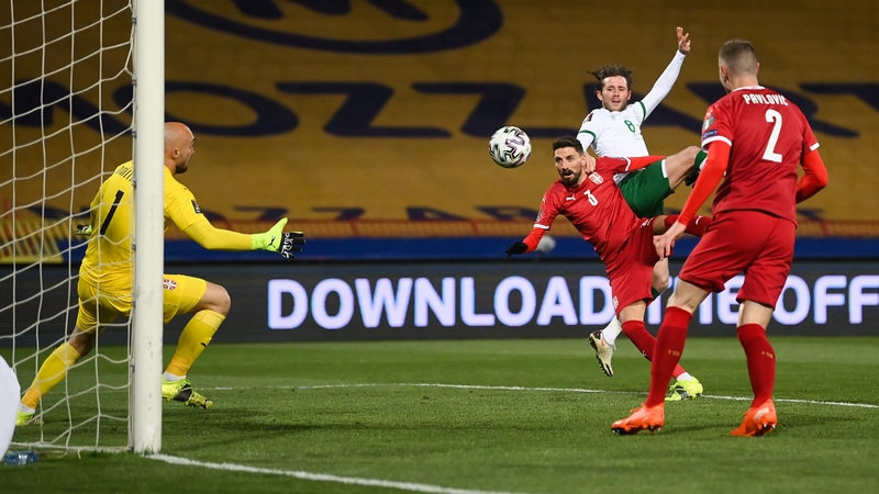Alan Browne opened the scoring against Serbia
