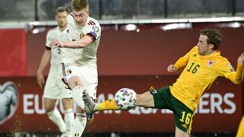 Kevin De Bruyne scores Belgium's equaliser