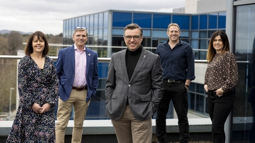 Paula Cassidy, Enterpryze's Chief Operations Officer; Kieron Kavanagh, Chief Financial Officer, Morgan Browne, CEO, Will Newton, Chief Commercial Officer and Zoe Ennis, Chief Peoples Officer