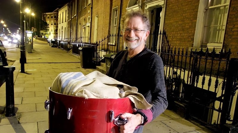 Noel Bridgeman after playing with Henry McCullough at the Leeson Lounge in Dublin. Photo credit: BP Fallon