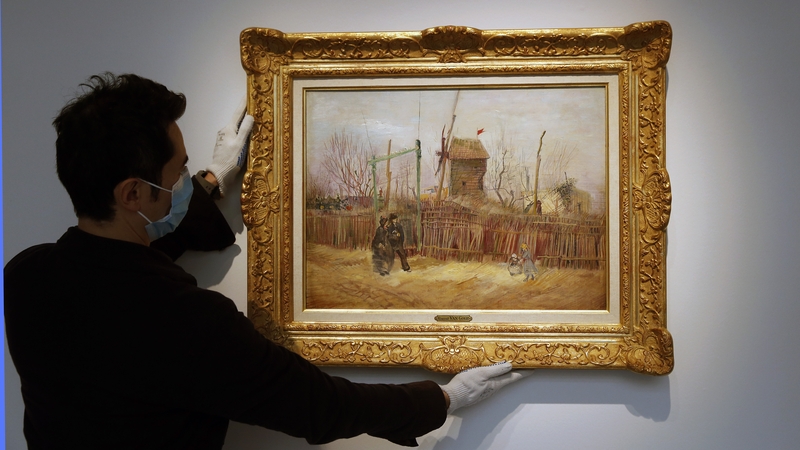 Van Gogh's Street Scene in Montmartre