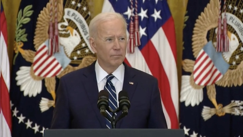 Joe Biden said the decision to leave one's home country is a difficult choice to make