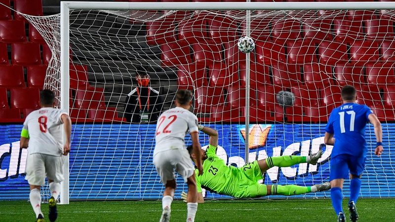 Tasos Bakasetas scores for Greece