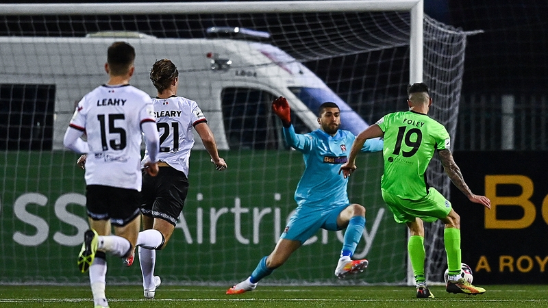 Adam Foley scores Finn Harps second goal