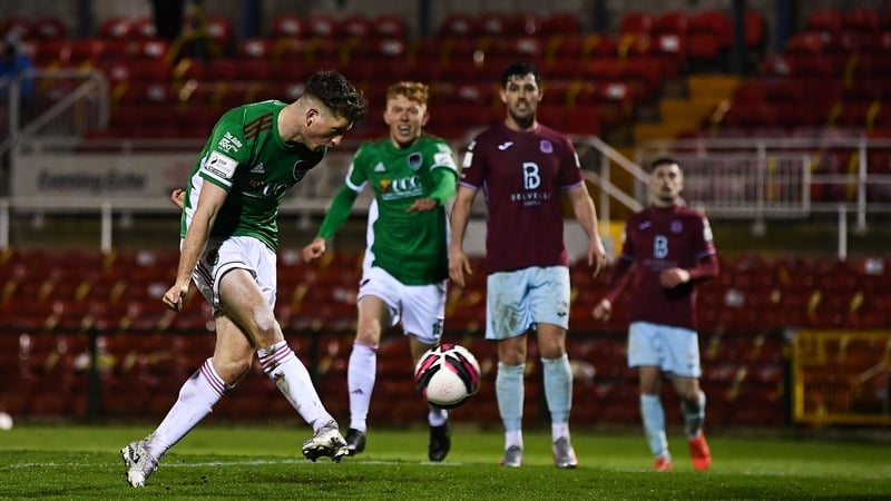 Cian Bargary scores the winner for Cork at Turner's Cross