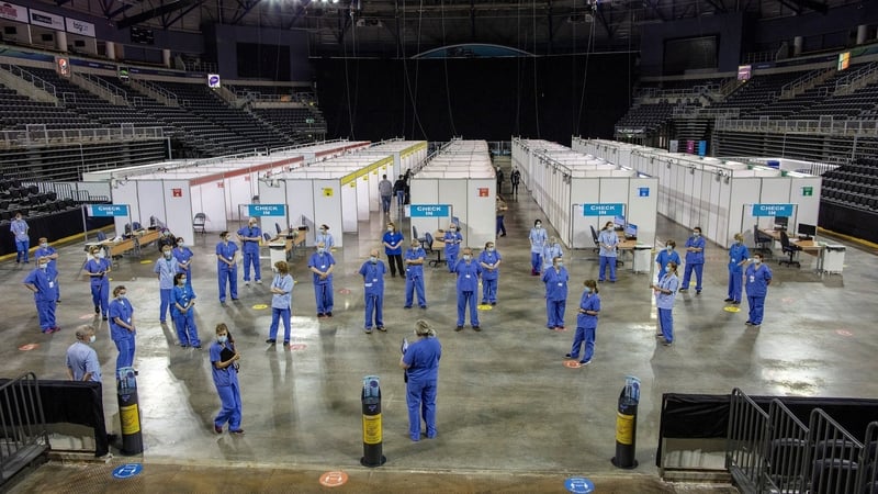 The SSE Arena will have the capacity to administer jabs to 40,000 people a week