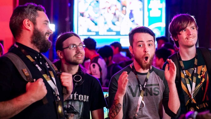 Irish gamers at the Celtic Throwdown event