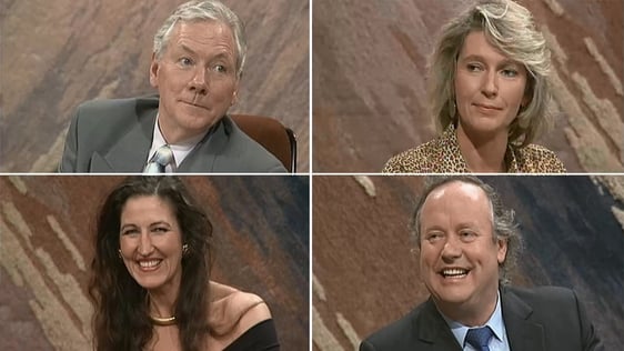 Panellists on 'The Late Late Show' in 1991.