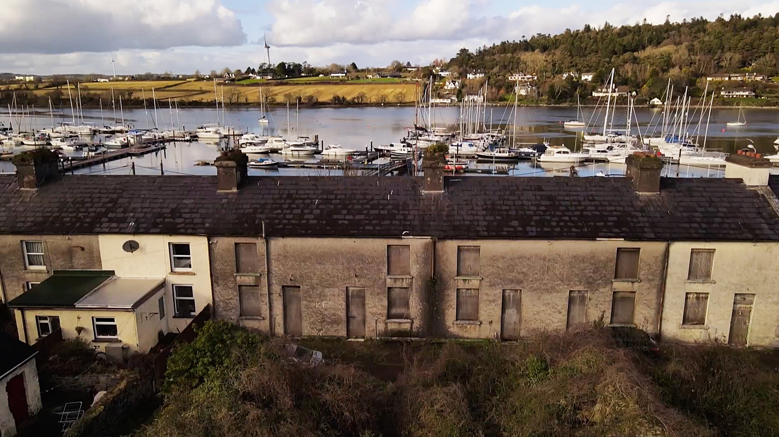 Properties owned by the OPW in Crosshaven in Co Cork have been vacant for decades