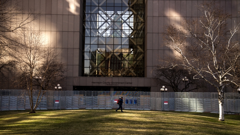 Hennepin County Government Center, where the trial is taking place