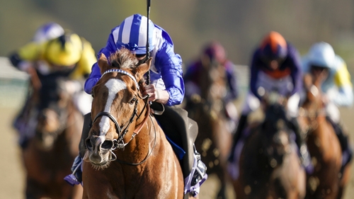 Jack Mitchell drove Khuzaam home first at Lingfield.