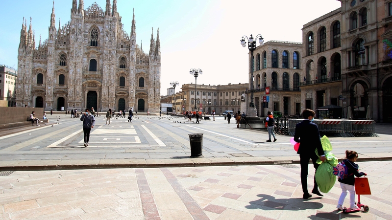 Italian gross domestic product (GDP) was up by 0.1%in the first quarter of 2021 compared with the previous quarter