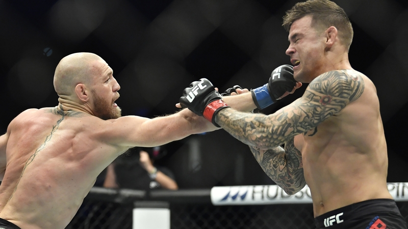 Conor McGregor was stopped by Dustin Poirier in January