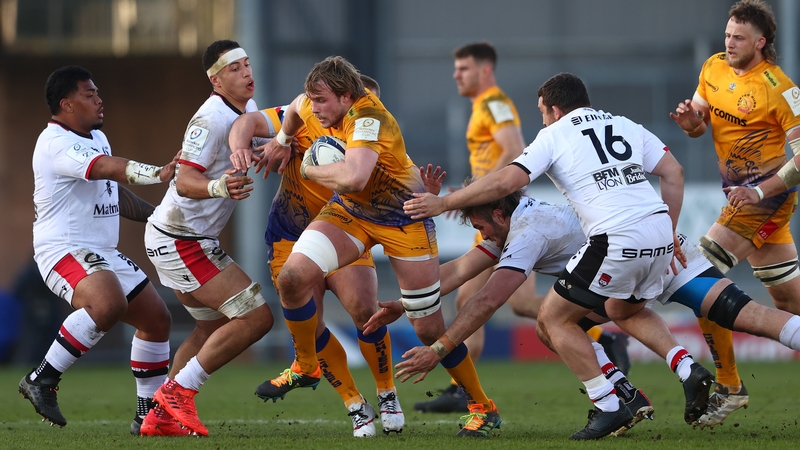 Exeter overcame a ropey start to dismiss the challenge of Lyon