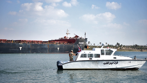 Ships started to move through the canal again during the week