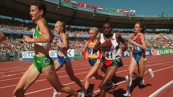 Sonia O'Sullivan in action in Gothenburg in 1995