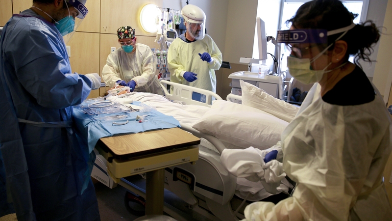 Twenty-seven out of 50 states reported increases in new cases (file image)