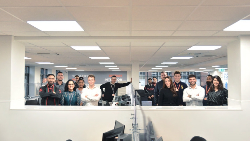 The company said the Irish site will initially deliver call centre services back to the UK