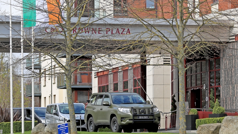 The Crowne Plaza hotel is a designated quarantine facility (file image)
