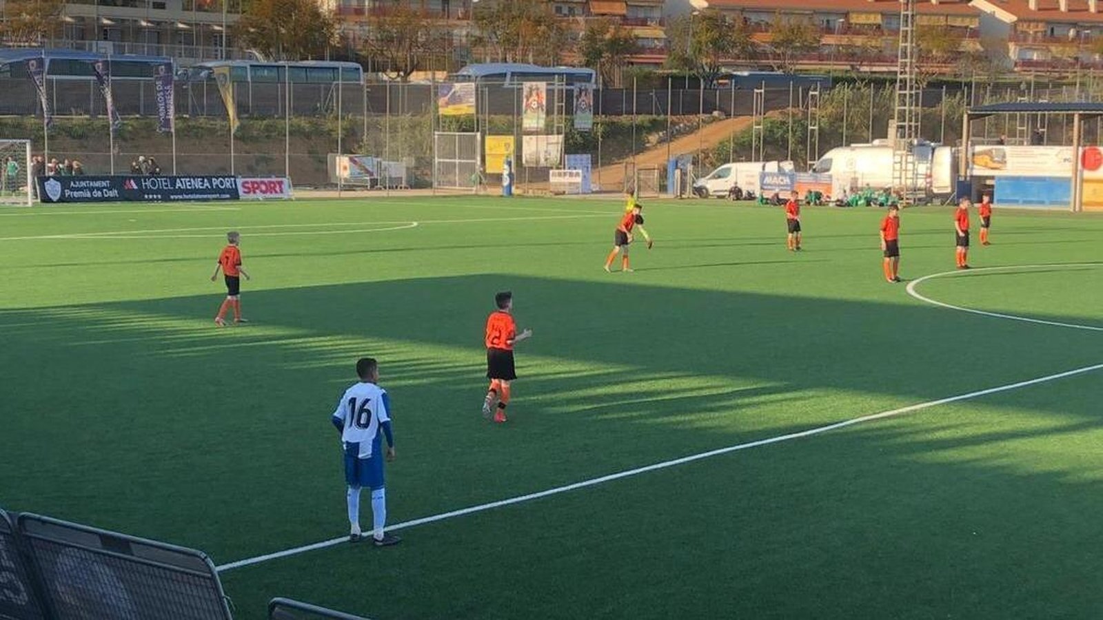 St Kevin's Boys in action against Espanyol