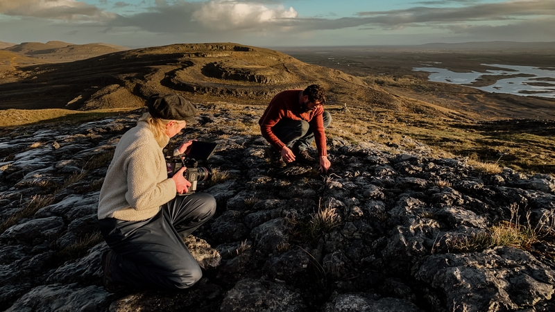 Proceedings may have been watched by people gathered at the foot of the hill until the person carrying the offerings literally disappeared through a hole in the rock. Photo: Gavin Gallagher