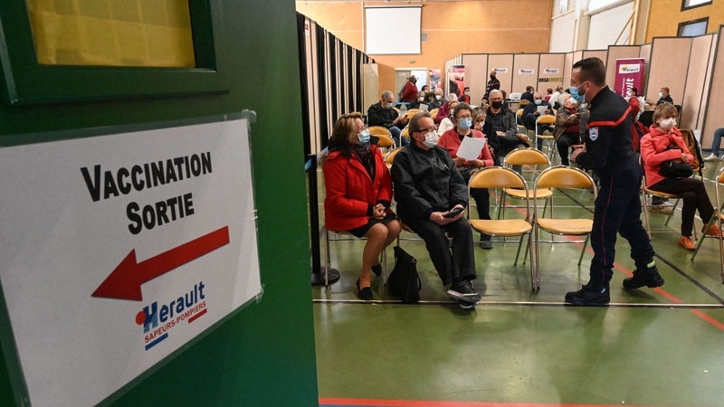 Vaccination centre in France