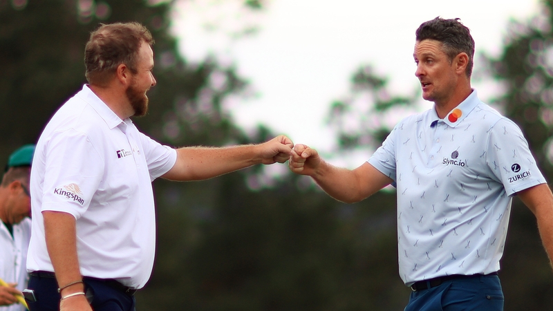 Lowry's impressive 71 was somewhat overshadowed by the round of his playing partner