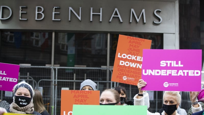 '406 Days' tells the story of the pickets that were mounted by the workers on the closed Debenhams stores (Pic: RollingNews.ie)