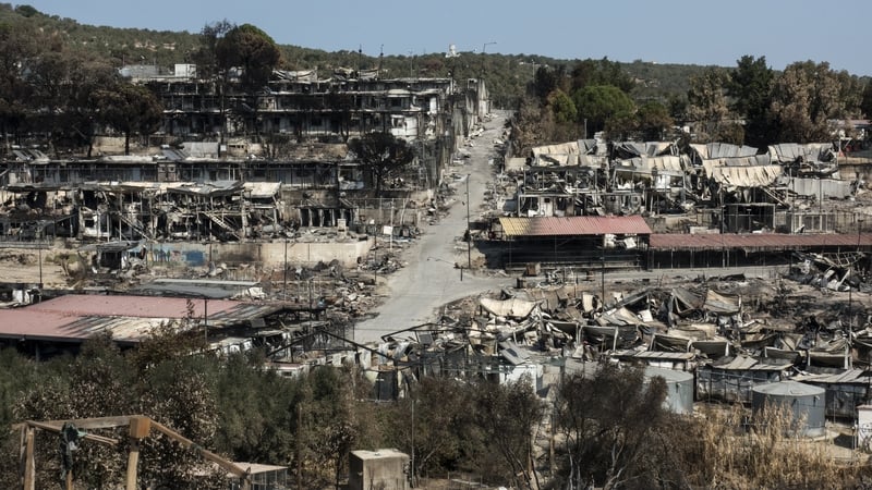 The Irish Government agreed to take in the 28 minors following a fire at the Moria refugee camp