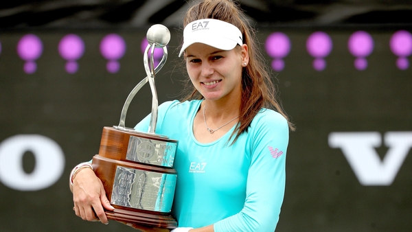 Veronika Kudermetova celebrates her maiden WTA title in Charleston