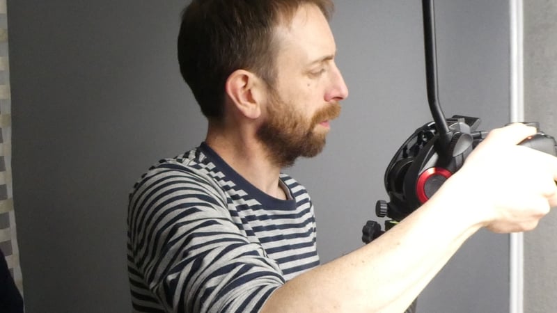 The death has been announced of filmmaker Paddy Cahill (Pic: Pavel Barter)