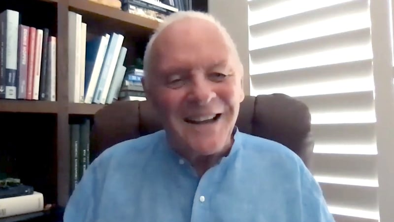 Anthony Hopkins (pictured in October 2020) - "I'm just so astounded"