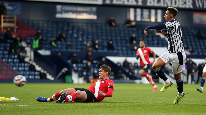 Callum Robinson scores to make it 3-0 to Southampton