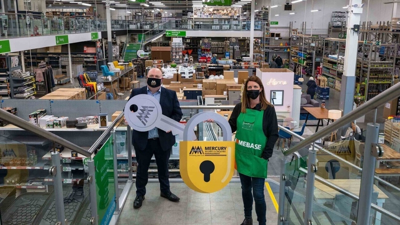 Liam Cullen, MSFM Regional Director UK and Ireland, and Karen Turner, Divisional Business Leader, Homebase Ireland