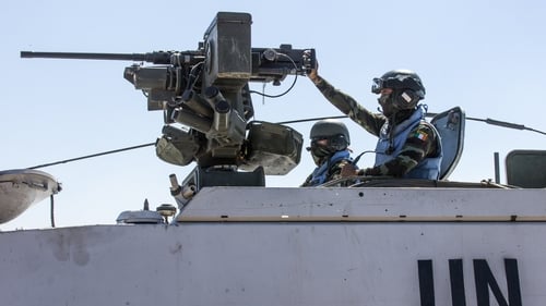 Irish members of UNDOF in the Golan Heights (file pic)