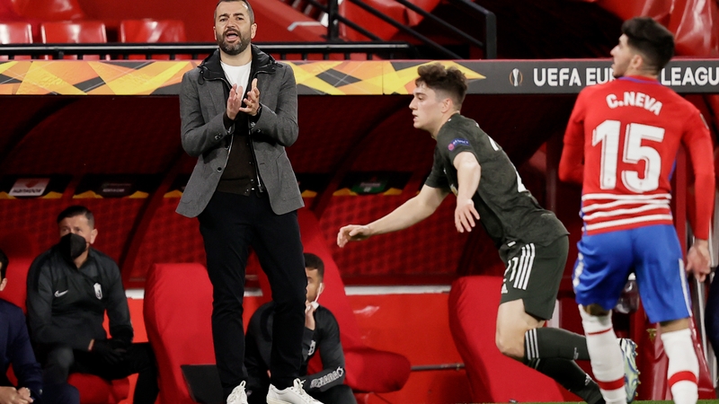 Diego Martinez on the sideline last week