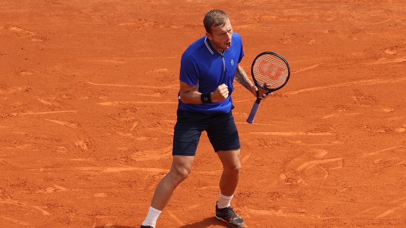 Dan Evans won a scarcely believable five of seven break points against Novak Djokovic