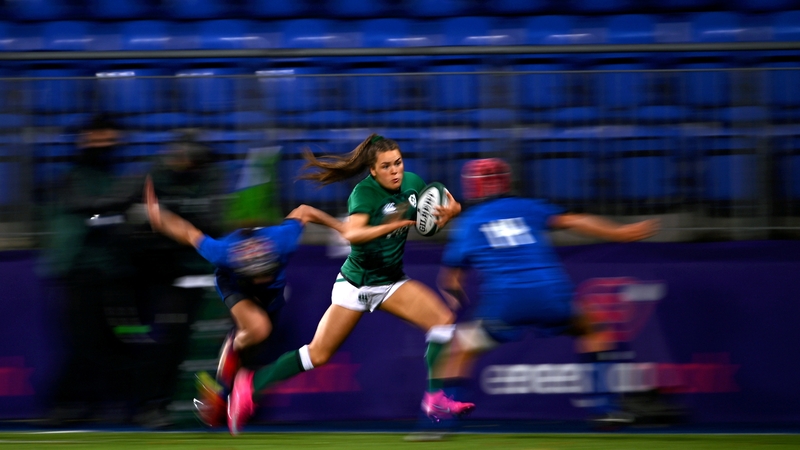 Galway teenager Beibhinn Parsons has quickly become a key figure in the Ireland backline