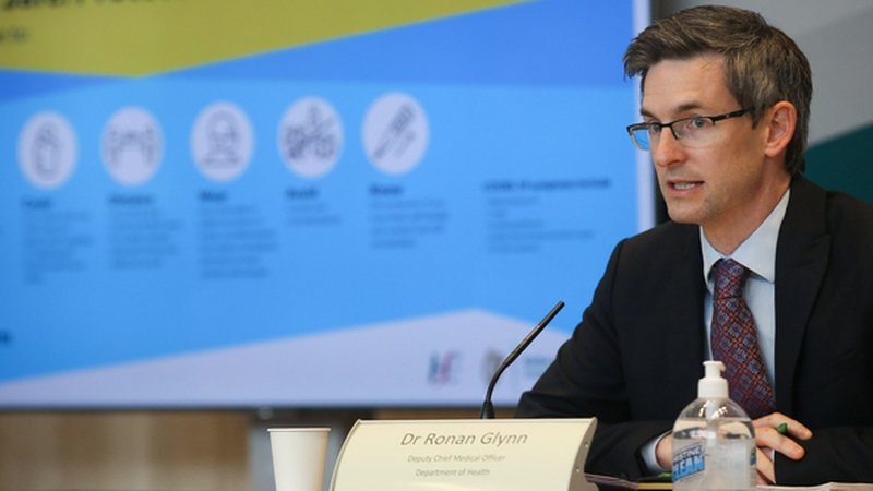 Dr Ronan Glynn said 18,000 cases of the virus have been recorded in the last fortnight alone (File image: Rolling News)