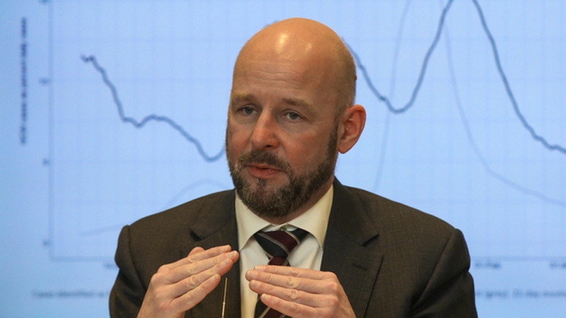 Prof Philip Nolan, Chair of NPHET's Epidemiological Modelling Advisory Group (Pic: RollingNews.ie)